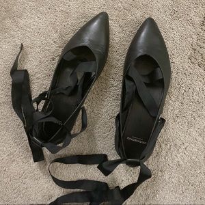 Vagabond Lace-Up Ballet Flats EU 38